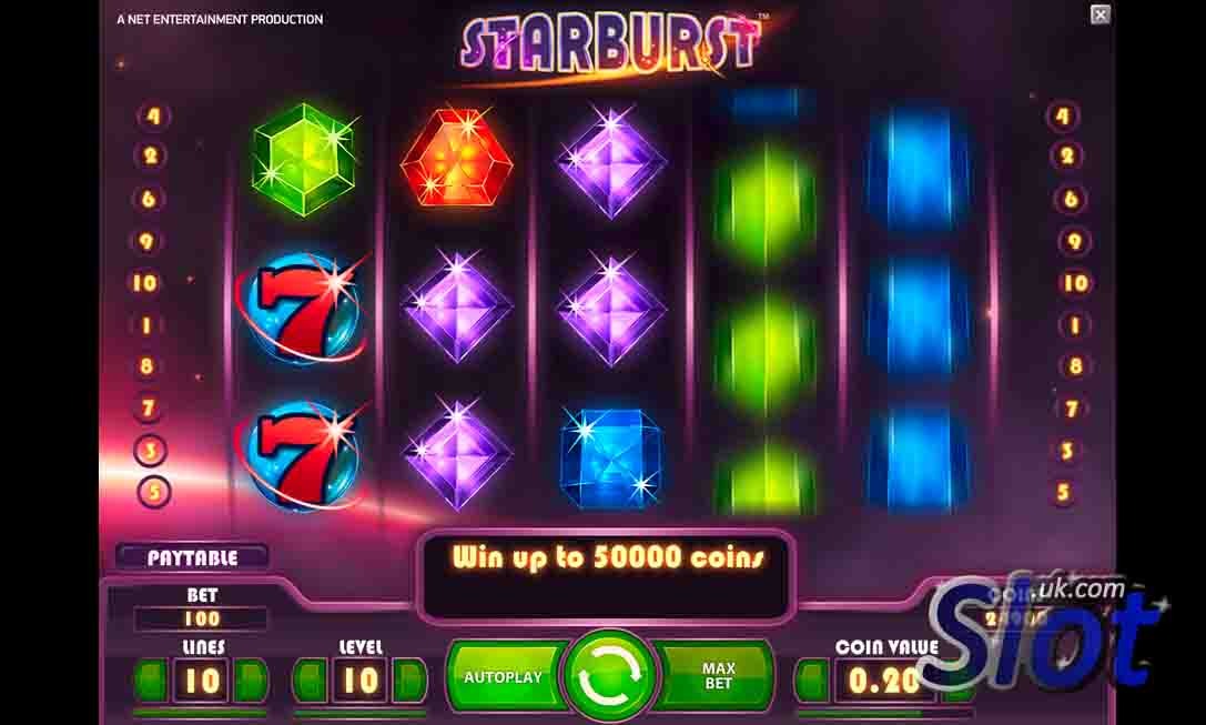 Starburst Slot No Deposit Bonus